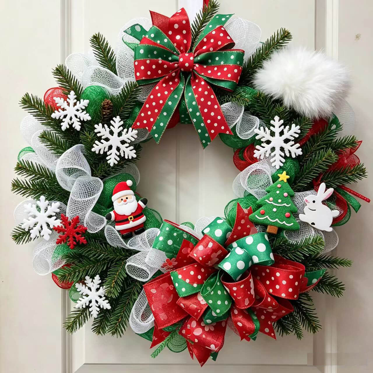 45 Yards Metallic Mesh Tube 8mm For Christmas Wreaths 3 Colors