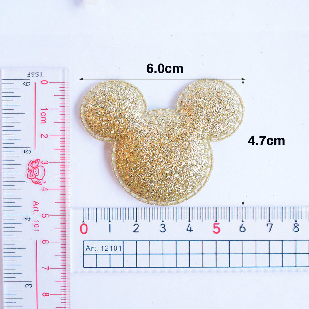 Wholesale 500pcs Padded Glitter Mouse 2.5" Embellishment - U PICK