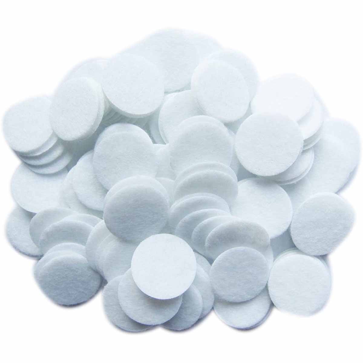 200 pcs Hard Wool Felt Circles 1 inch (25mm)
