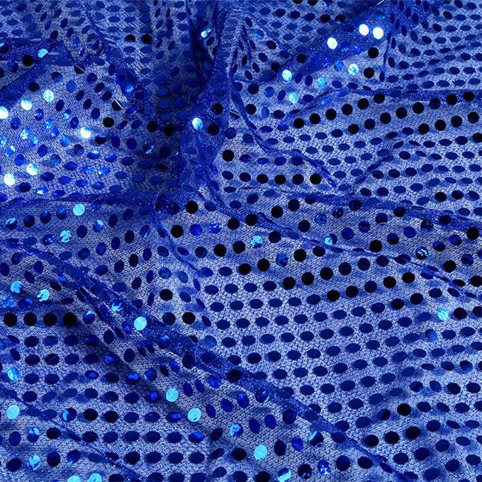 Faux Sequin (3mm) Knit Fabric Sequin Fabric by The Yard-U Pick