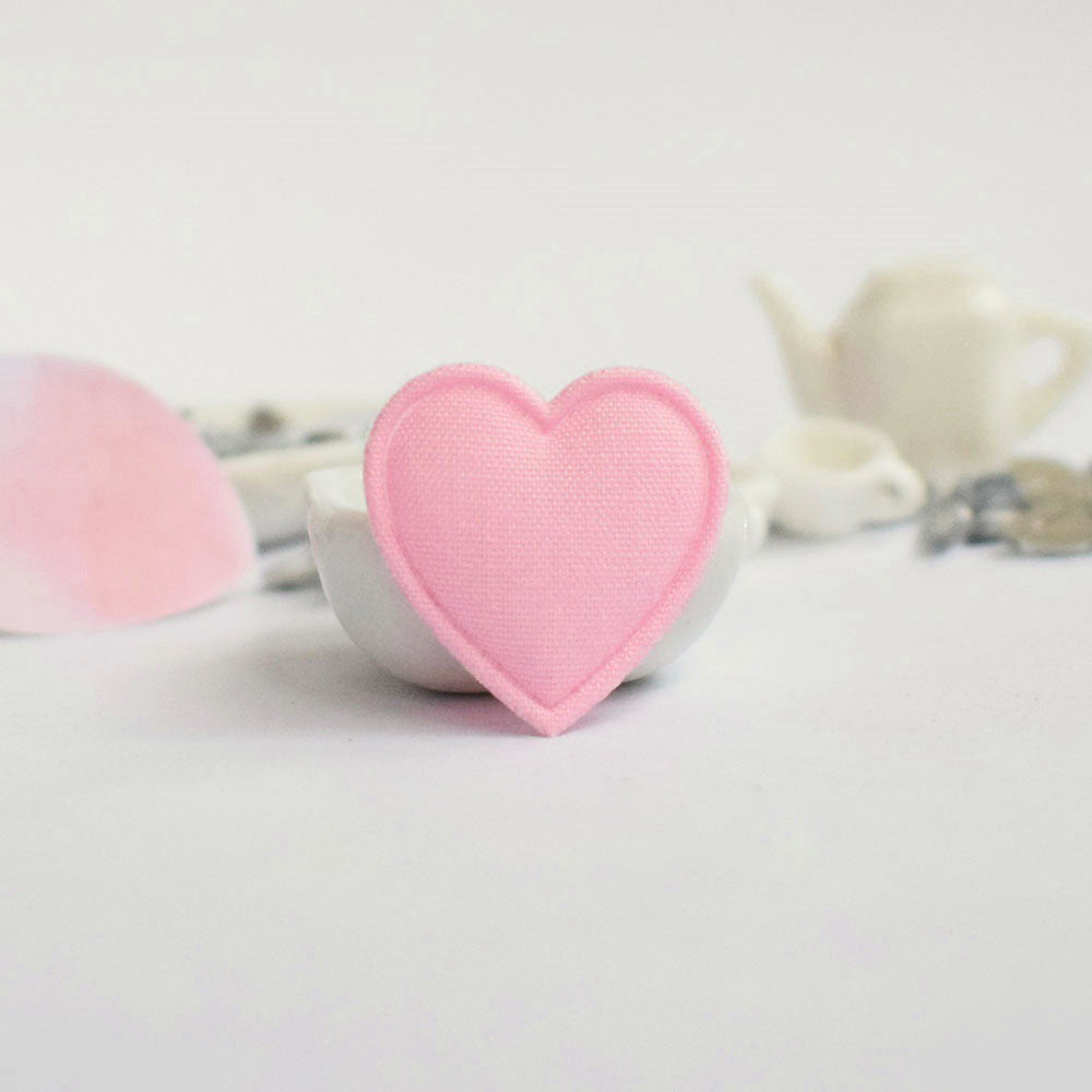 Wholesale 500pcs Padded Cotton Heart 3/4" Embellishment - U PICK