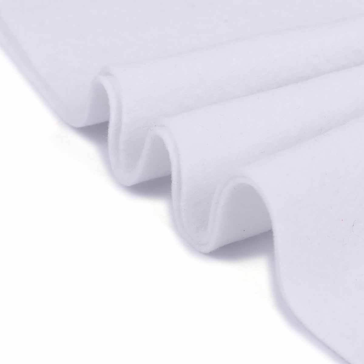 1 Yard Soft Felt Fabric by The Yard - White
