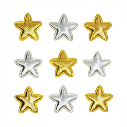 Wholesale 500pcs Padded PVC Star 1" Embellishment - U PICK