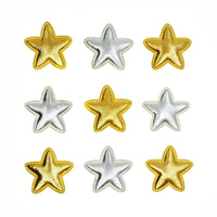 Wholesale 500pcs Padded PVC Star 1" Embellishment - U PICK