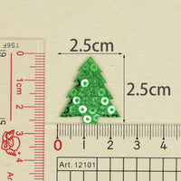 Wholesale 500pcs Padded Sequin Tree 1" Embellishment - U PICK