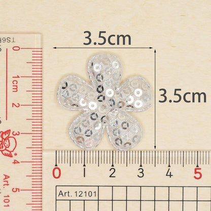 Wholesale 500pcs Padded Sequin Flower 1.5" Embellishment - U PICK