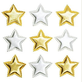 Wholesale 500pcs Padded PVC Star 1.25" Embellishment - U PICK