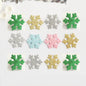 Wholesale 500pcs Padded Glitter Snowflake 0.75" Embellishment - U PICK