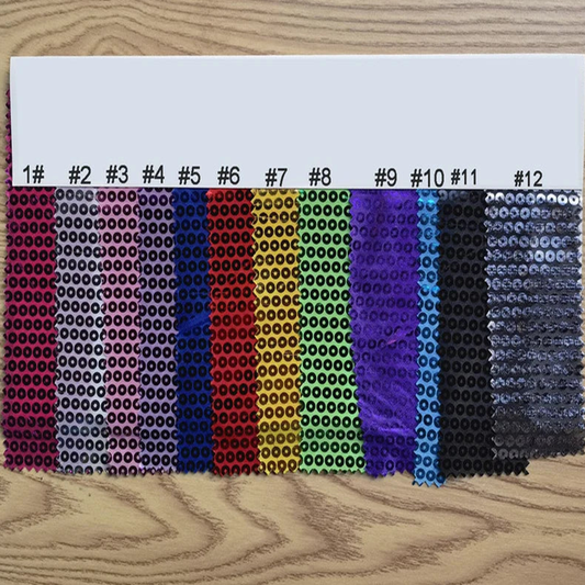 YYCRAFT Fuax Sequin Fabric By the Yard-U Pick
