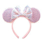 Sequin Mouse Ears Headband-Pink