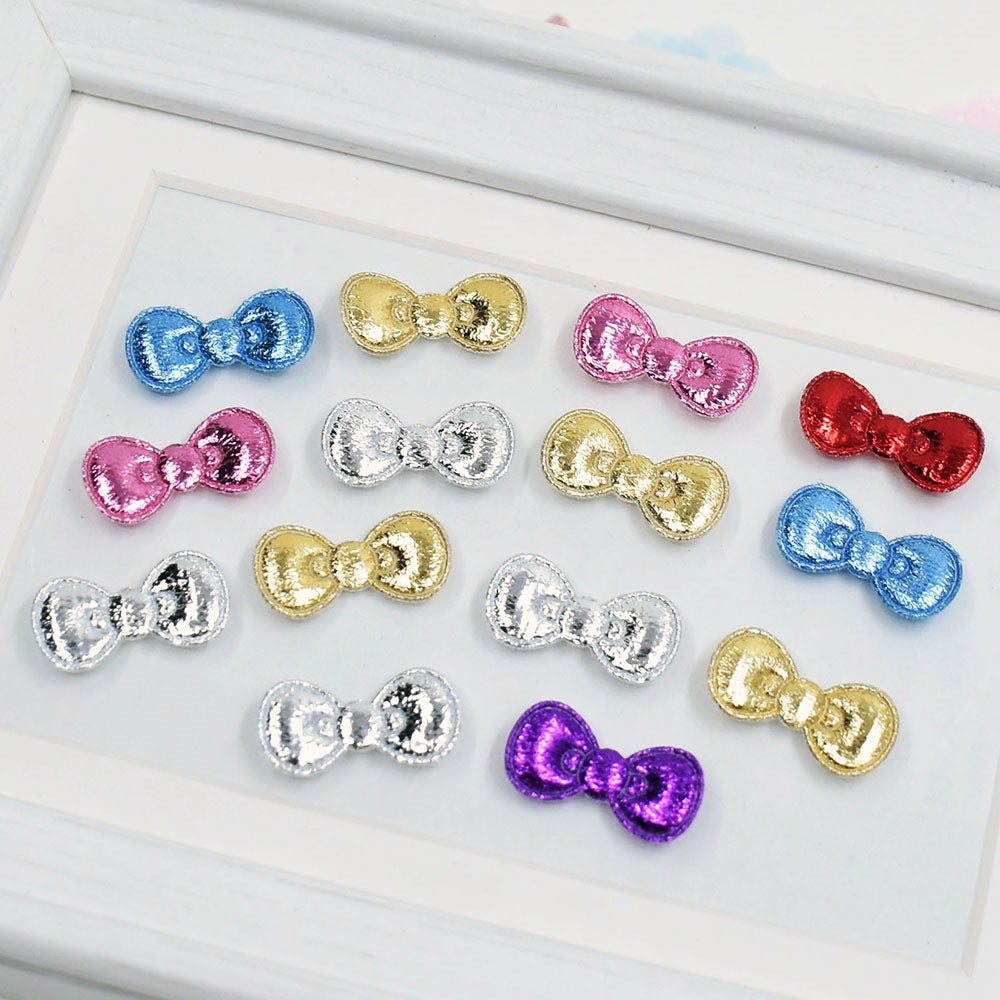 Wholesale 500pcs Padded PVC Mini Bow 7/8" Embellishment - U PICK