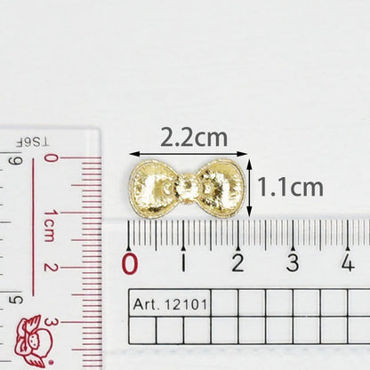 Wholesale 500pcs Padded PVC Mini Bow 7/8" Embellishment - U PICK