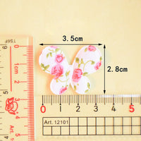 Wholesale 500pcs Padded Floral Butterfly 1.5" Embellishment - U PICK