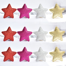 Wholesale 500pcs Padded Glitter Star 2.25" Embellishment - U PICK