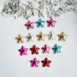 Wholesale 500pcs Padded PVC Star 1" Embellishment - U PICK