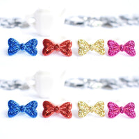 Wholesale 500pcs Padded Mini Glitter Bow 2CM Embellishment - U PICK