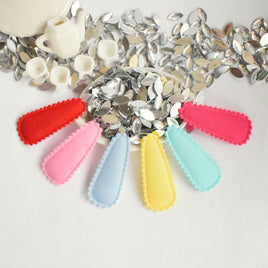 Wholesale 500pcs Padded Cotton Clip Cover 35mm Embellishment - U pick