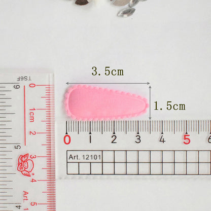 Wholesale 500pcs Padded Cotton Clip Cover 35mm Embellishment - U pick