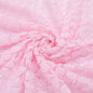 3D Rosette Flower Chiffon Fabric By the Yard 51 Inch-Pink