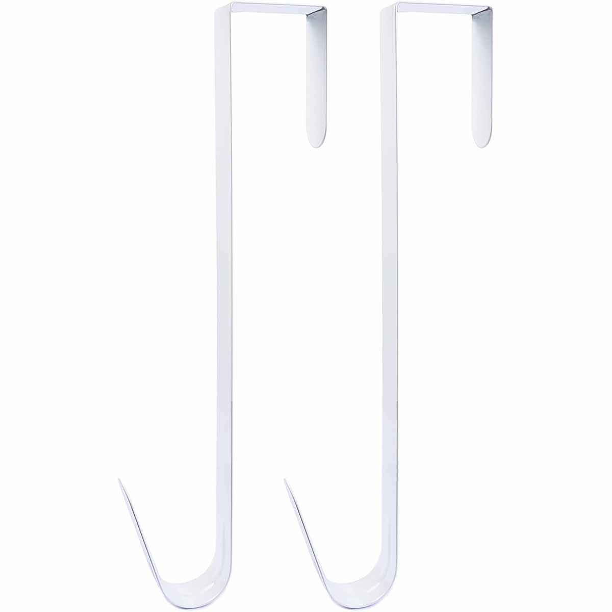 12" Metal Wreaths Hanger 2 Pack-White/Black(U-Pick)