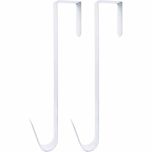 12" Metal Wreaths Hanger 2 Pack-White/Black(U-Pick)