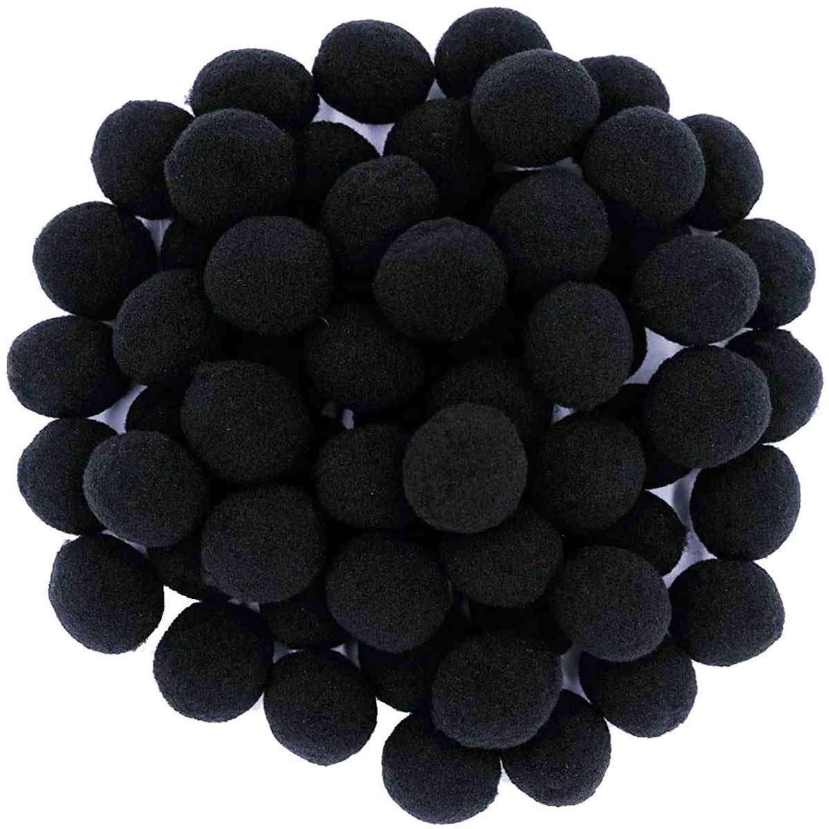 100pcs 1 inch Craft Pom Poms Balls - U Pick