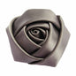 20pcs Satin Rose 2.5" - Grey