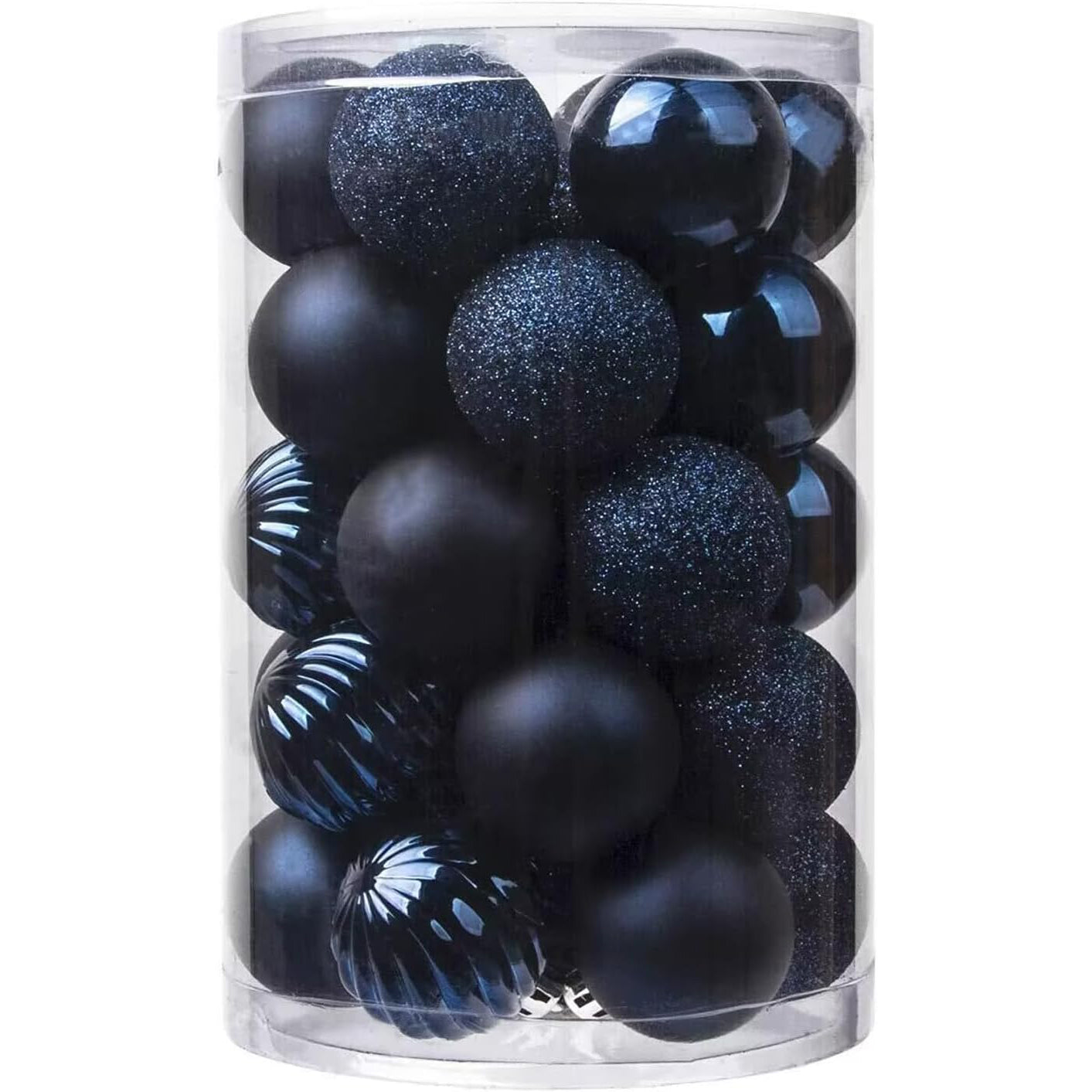 34ct Christmas Ball Ornaments 6CM for Xmas Tree Christmas Decorations Shatterproof Hooks Included-U Pick