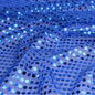 Dot Sequins On Metallic Mesh Fabric
