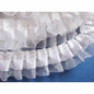 12y Satin Organza Lace Trim 1.5" - White