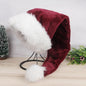 Long Santa Hat Deluxe Christmas Hat for Adults Unisex New Year Festive Party Christmas Supplies