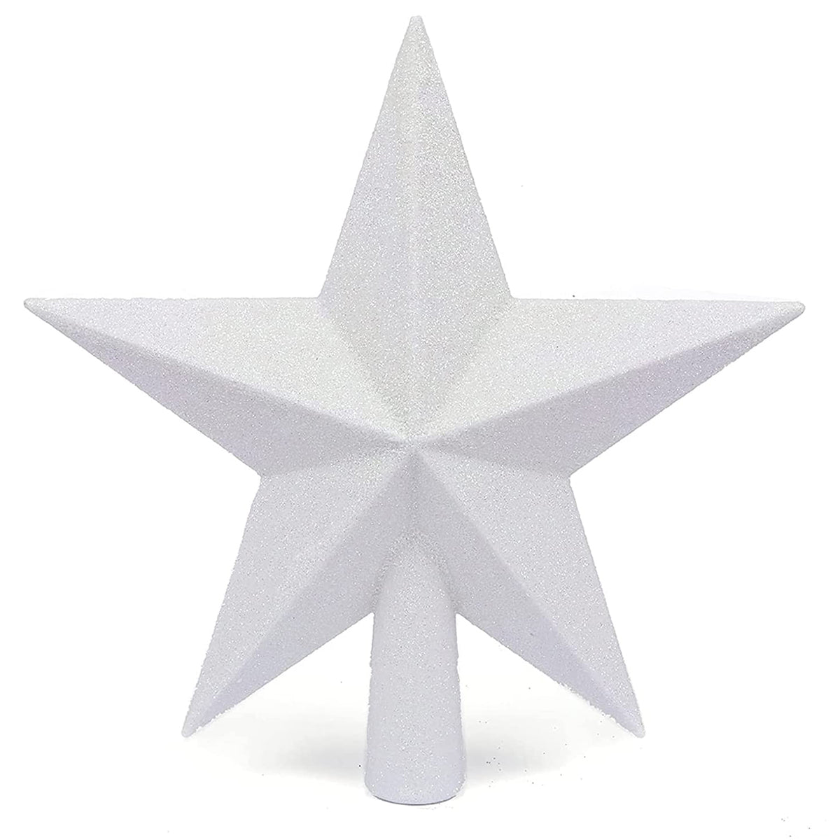 1 Pack Glitter Star Tree Topper 10"-U Pick (20 colors)