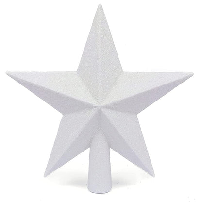 1 Pack Glitter Star Tree Topper 10"-U Pick (20 colors)
