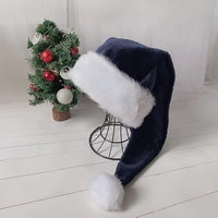 Long Santa Hat Deluxe Christmas Hat for Adults Unisex New Year Festive Party Christmas Supplies