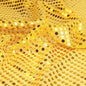 Dot Sequins On Metallic Mesh Fabric