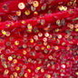 YYCRAFT Velvet Sequins Stretch Fabric