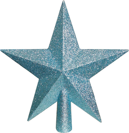 1 Pack Glitter Star Tree Topper 10"-U Pick (20 colors)
