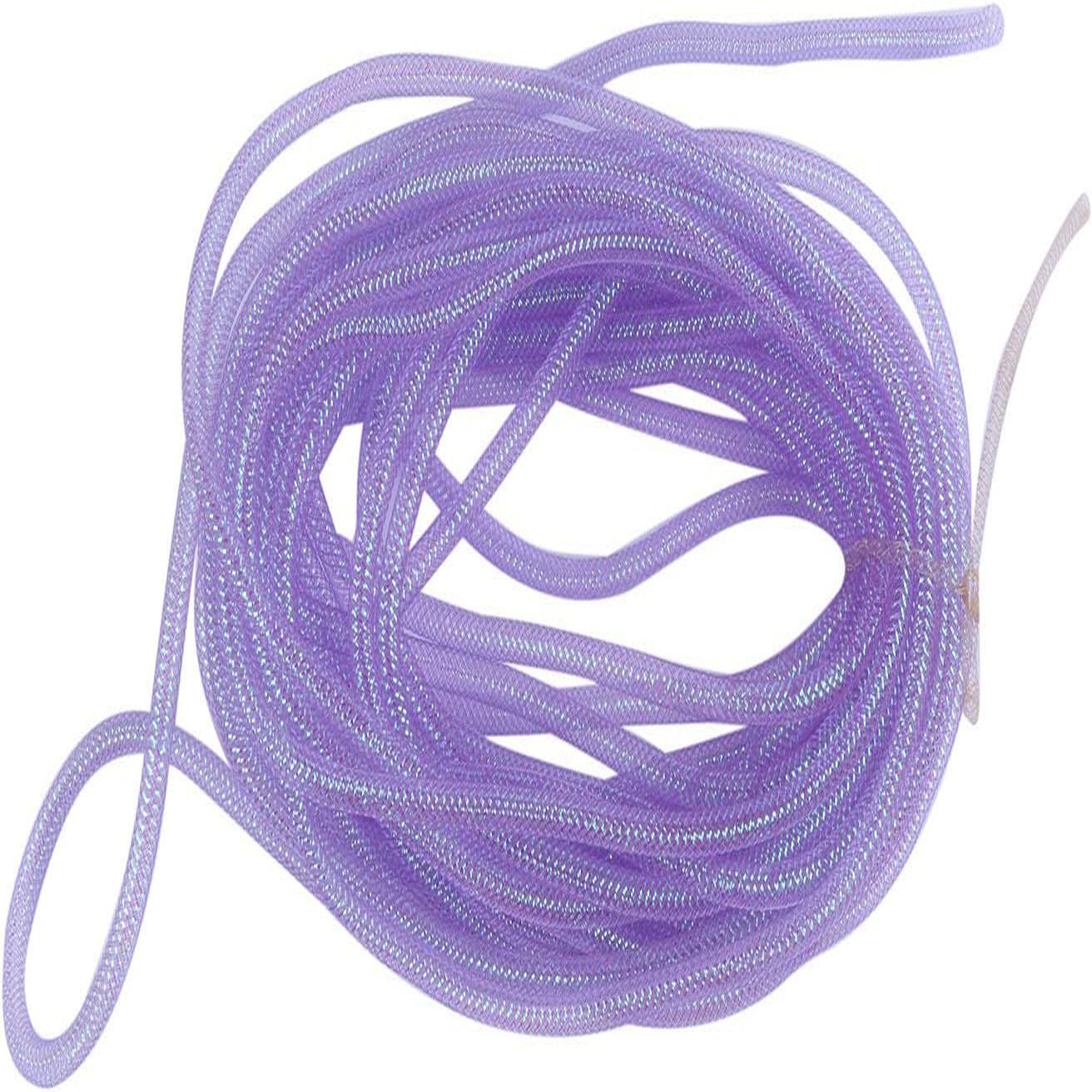25 Yards Xmas Mesh Tube for Craft Deco 8mm 3/8-Inch