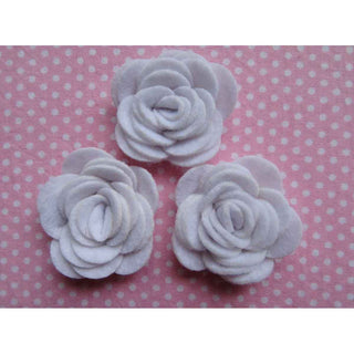 20 Felt Flower Rose 1.5