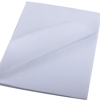 24 White Soft Felt Sheets 9 Inch X 12 inch