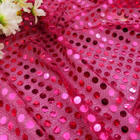 Faux Sequin (3mm) Knit Fabric Sequin Fabric by The Yard-U Pick
