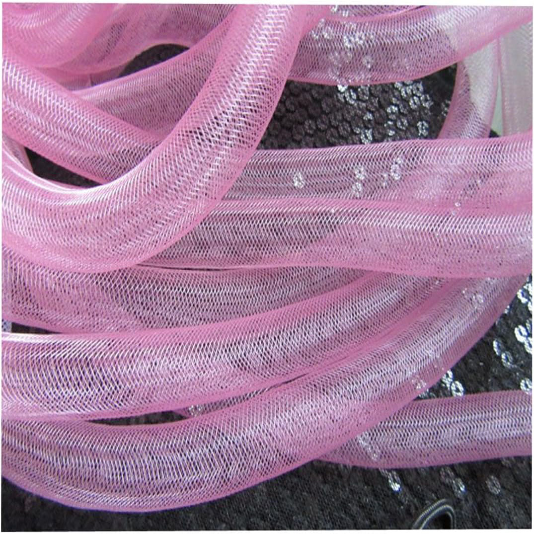 10 Yards  Mesh Tube Deco Flex for 16mm 5/8 Inch solid color