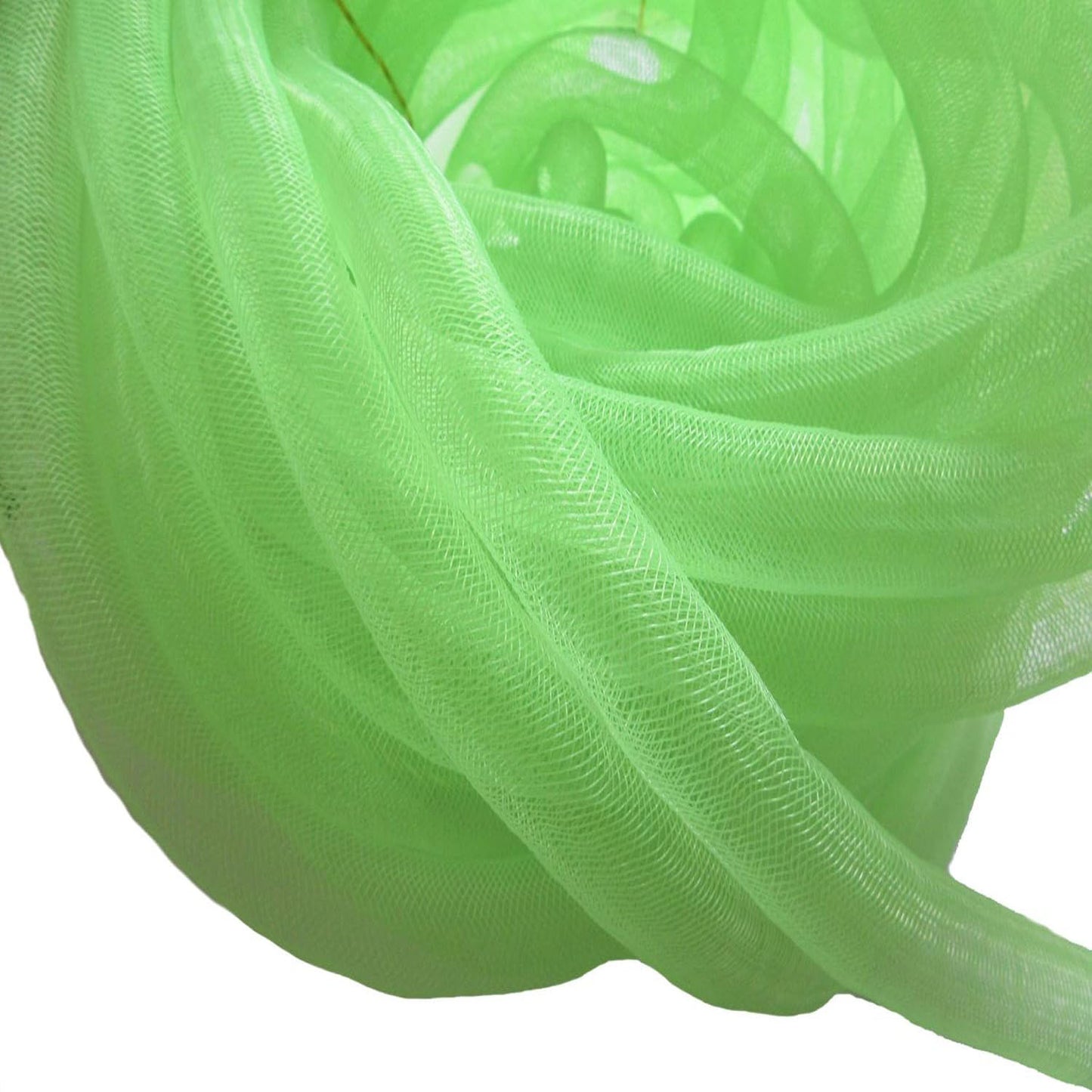 10 Yards  Mesh Tube Deco Flex for 16mm 5/8 Inch solid color