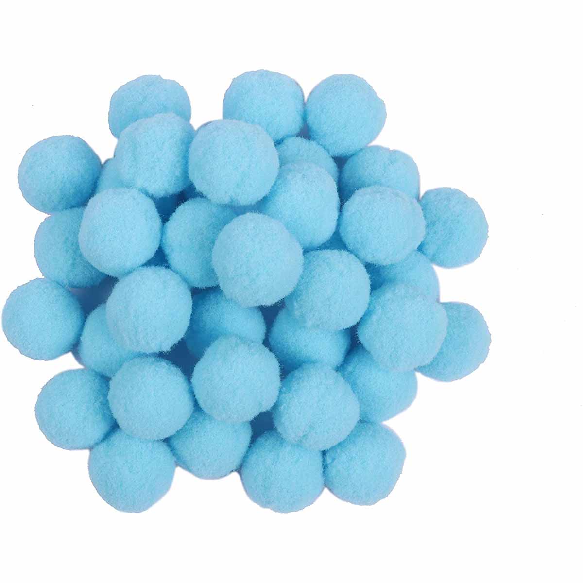 100pcs 1 inch Craft Pom Poms Balls - U Pick