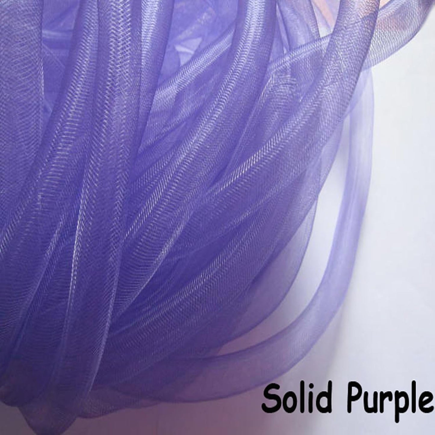 10 Yards  Mesh Tube Deco Flex for 16mm 5/8 Inch solid color