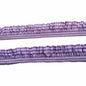 15 Yards Gingham Ruffle Elastic Ribbon Trim,3/4" Wide - Lavender