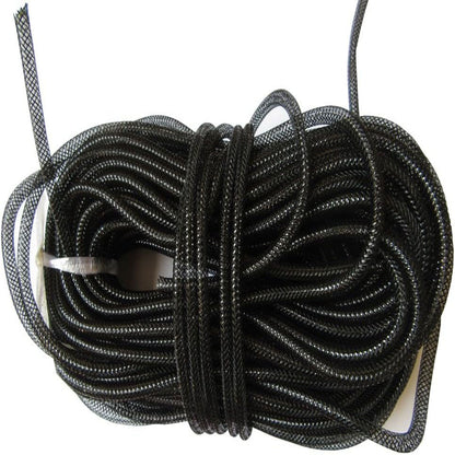 25 Yards Xmas Mesh Tube for Craft Deco 8mm 3/8-Inch