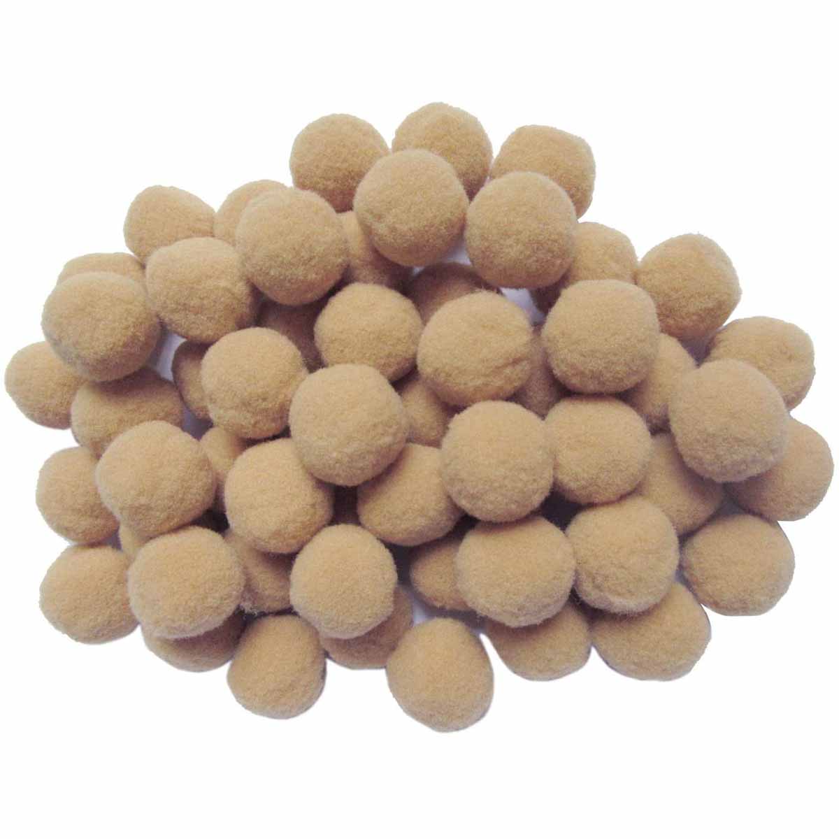 100pcs 1 inch Craft Pom Poms Balls - U Pick