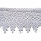 5 Yards Lace Edge Trim 3.5" wide U-PICK - 3.5"White