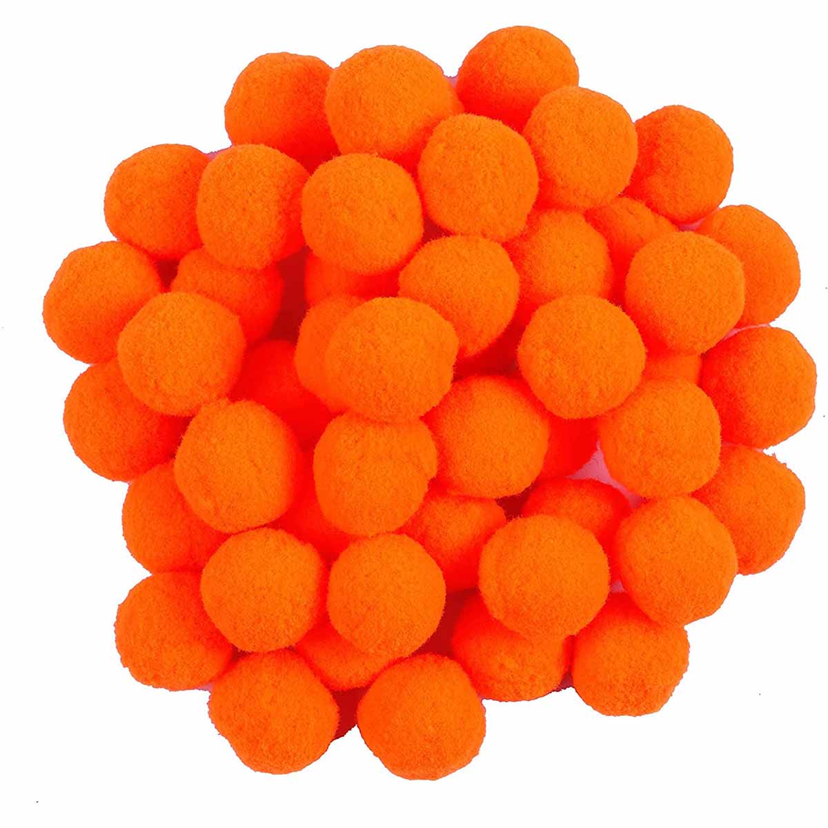 100pcs 1 inch Craft Pom Poms Balls - U Pick